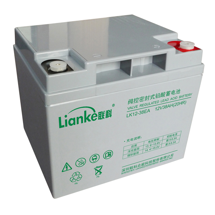【联科】阀控铅酸免维护蓄电池LK系列LK12-38EA 